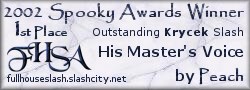 First Place - Outstanding Krycek Slash - 2002 Spooky Awards